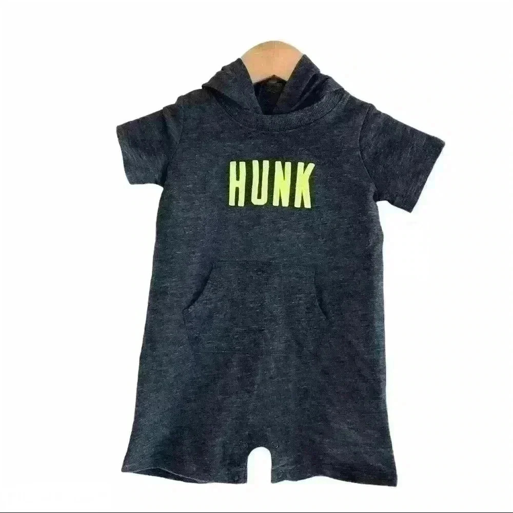 🌈 6/$60 Carter’s Onesie Hoodie, Blue, 18 Months